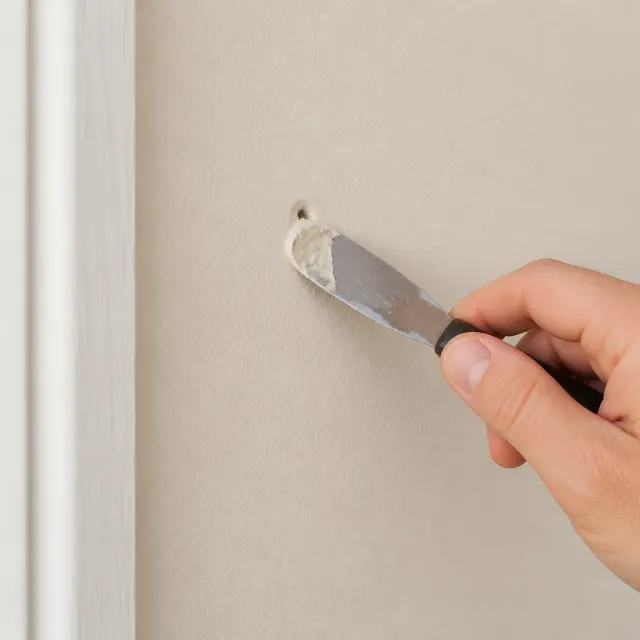 Fill a small wall hole